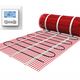 Verwarmingsmat Set  2 m² / 300 Watt Set met MIC-klokthermostaat | Wit - afb. 1