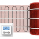 Verwarmingsmat Set 7 m² / 1050 Watt Set met MIC-klokthermostaat | Wit - afb. 1