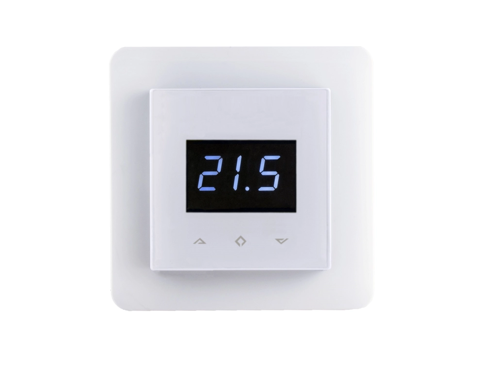 Z Wave Domotica Control Digitale Z Wave Thermostaat Ral 9003 Wit