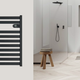 ZION Elektrische Badkamerradiator 750 Watt | Antraciet (RAL 7016) - afb. 4